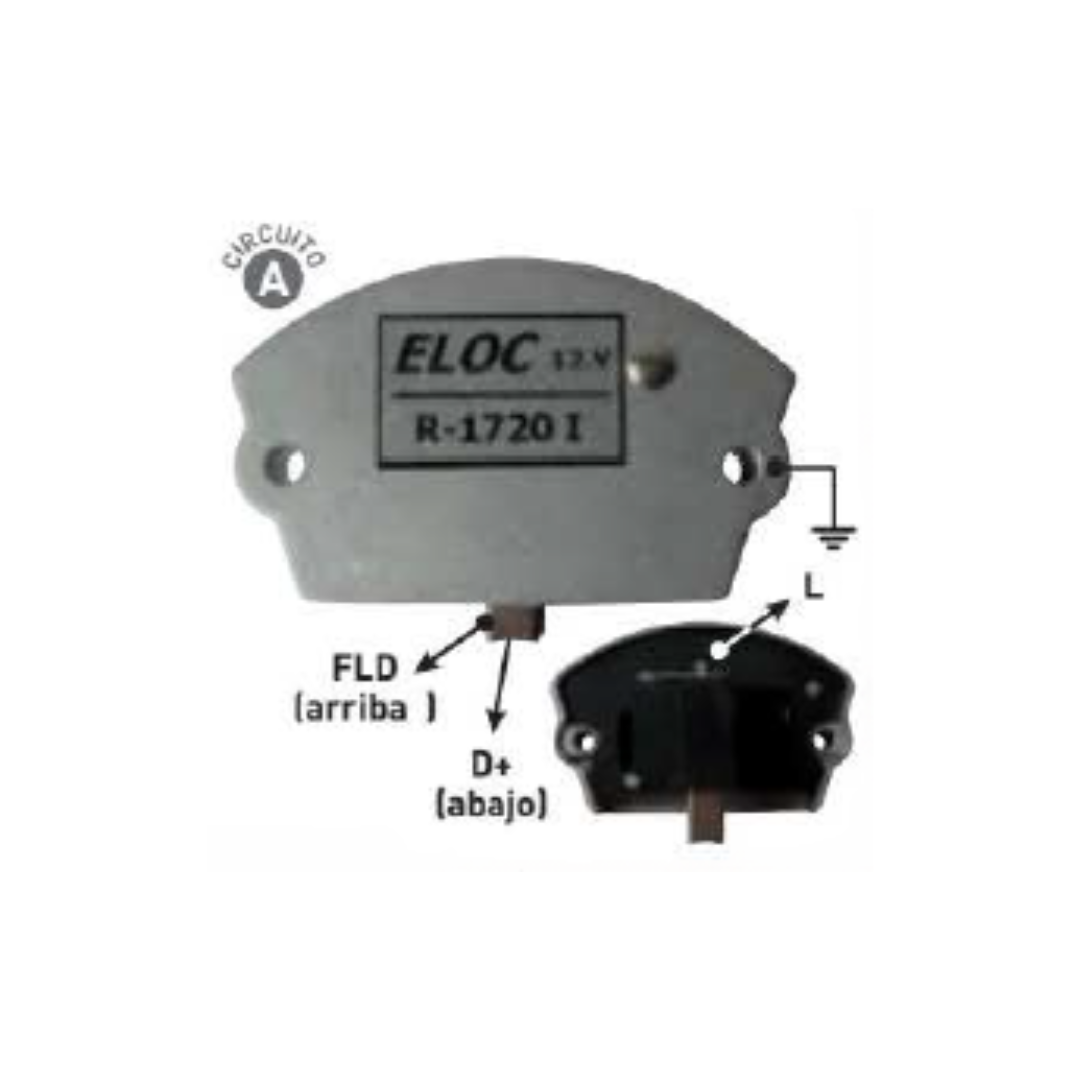 REGULADOR DE VOLTAJE TIPO INDIEL 12V