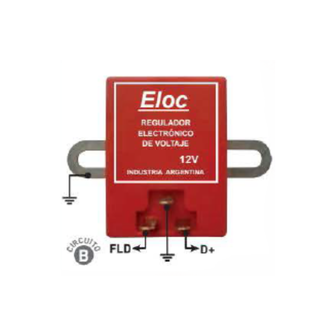 REGULADOR DE VOLTAJE TIPO INDIEL 12V