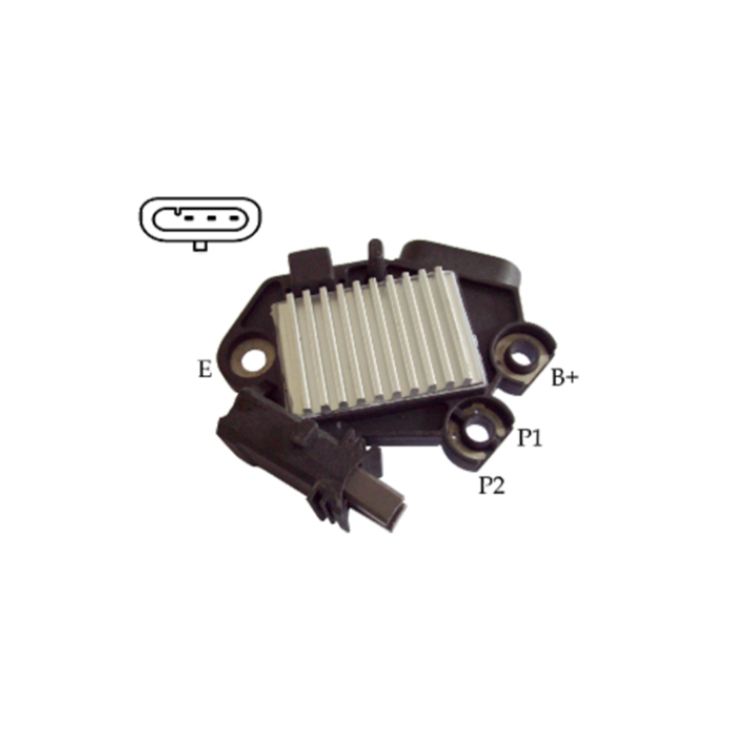 REGULADOR DE VOLTAJE TIPO VALEO 12V 3P