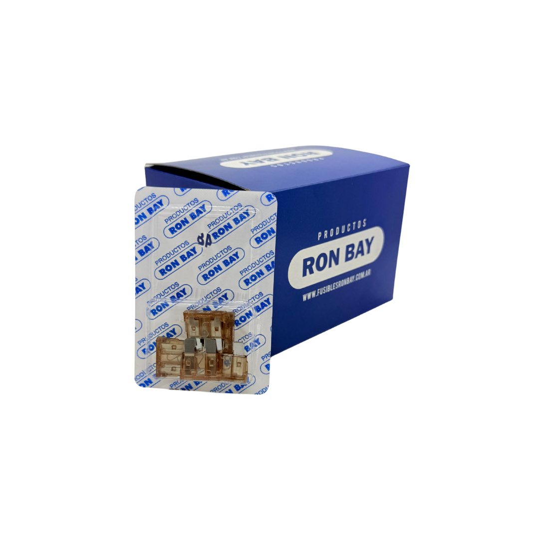 FUSIBLE FICHA 7,5  AMP. CAJA X 20 BLISTER DE 5 UNIDADES (CAJA CERRADA)