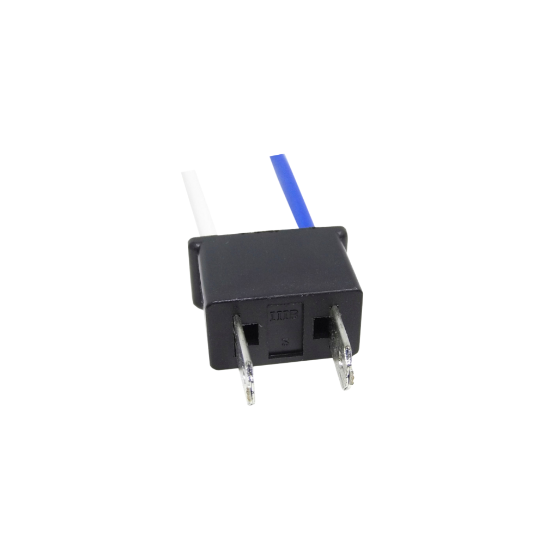 FICHA 2 VIAS MACHO PARA LAMPARA H7 2 VIAS