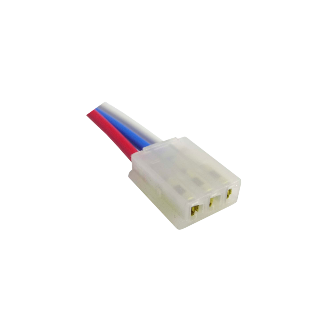 FICHA 3 VIAS HEMBRA 2,8 MM (PORTA MACHO) X BOLSA DE 10 UNIDADES