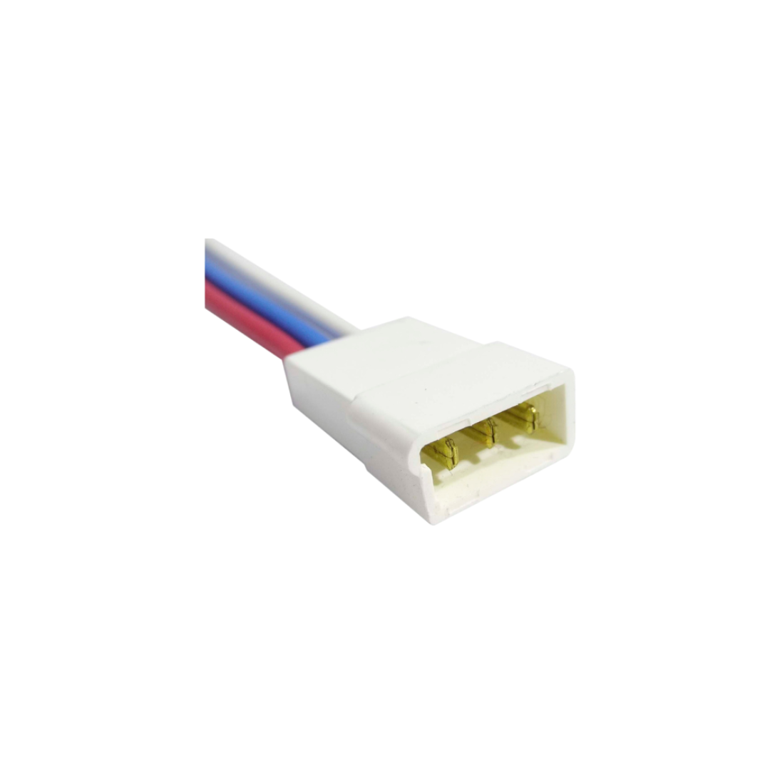 FICHA 3 VIAS MACHO 2,8 MM (PORTA HEMBRA) X BOLSA DE 10 UNIDADES