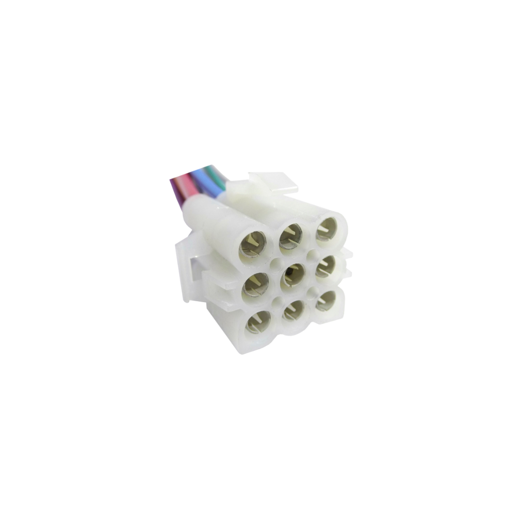 FICHA 9 VIAS MACHO PALANCA AGRALE MODELO VIEJO (BLANCA)