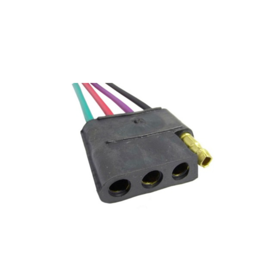 FICHA 4 VIAS CHATA UNIVERSAL - FORD (3 HEMBRAS - 1 MACHO) X BOLSA DE 10 UNIDADES