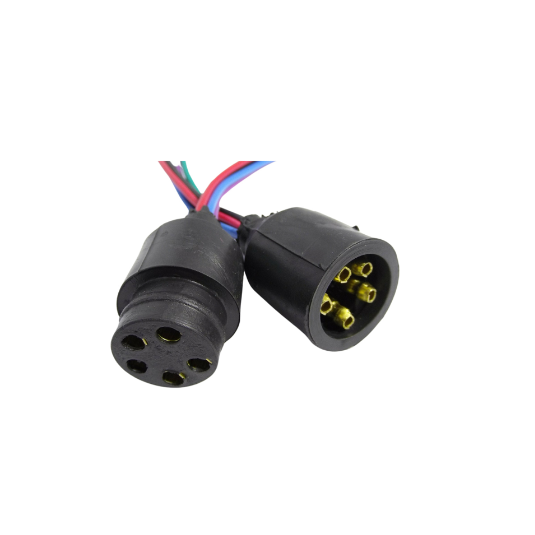 FICHA 5 VIAS ACOPLADO DE NYLON-GOMA X BOLSA DE 5 UNIDADES
