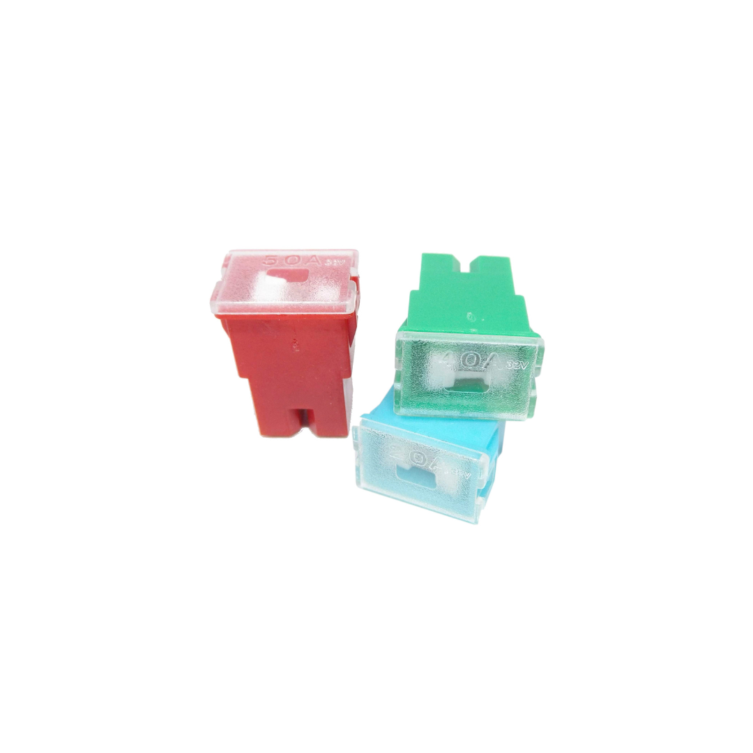 FUSIBLE MUELA HEMBRA 7MM 50 AMP. CAJA DE 10 BLISTER X 1 UNIDAD (CAJA CERRADA)