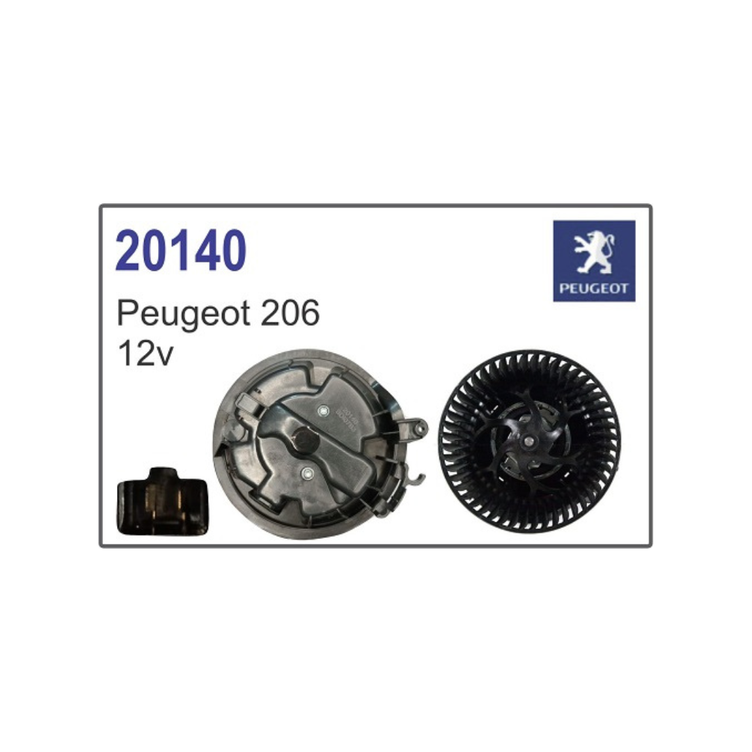 MOTOR SOPLADOR CALEFACCION PEUGEOT 206 CITROEN C3 12V