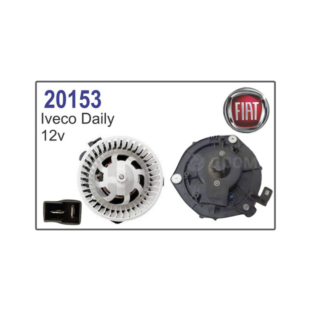 MOTOR SOPLADOR CALEFACCION FIAT IVECO DAILY 12V