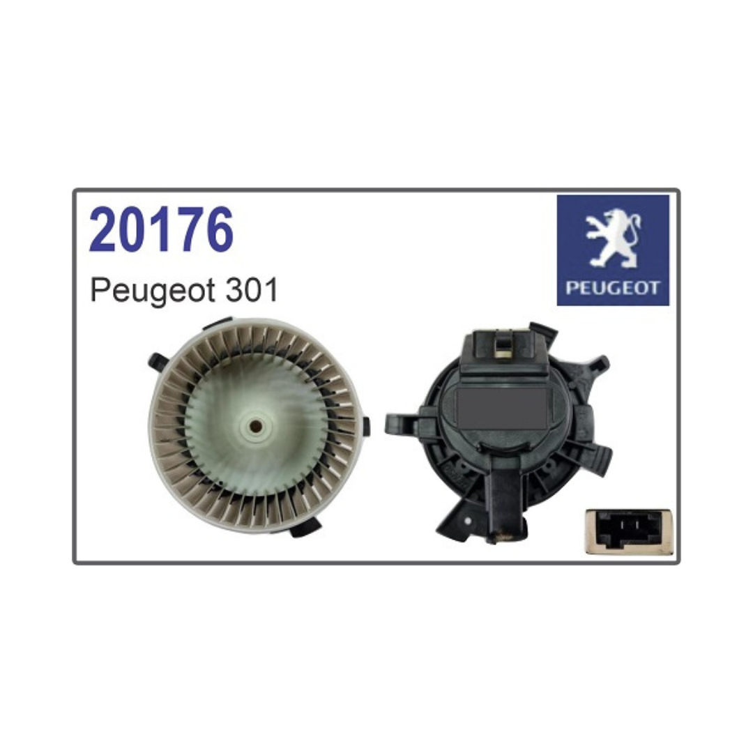 MOTOR SOPLADOR CALEFACCION PEUGEOT P-208 P-2008 P-301 CITROEN C-ELYSEEE 12V