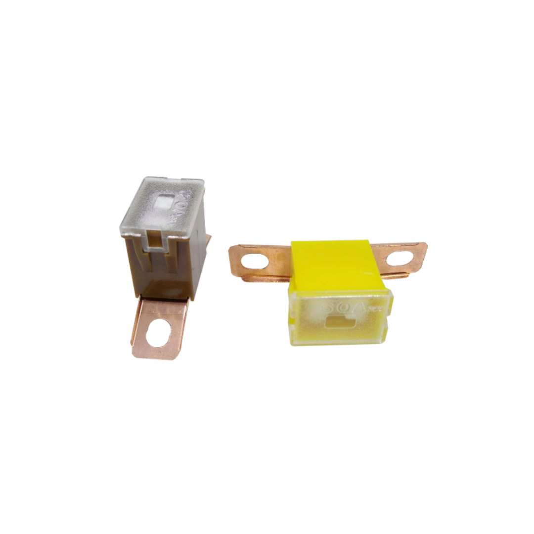 FUSIBLE MUELA MACHO 48MM 120 AMP. CAJA DE 10 BLISTER X 1 UNIDAD (CAJA CERRADA)