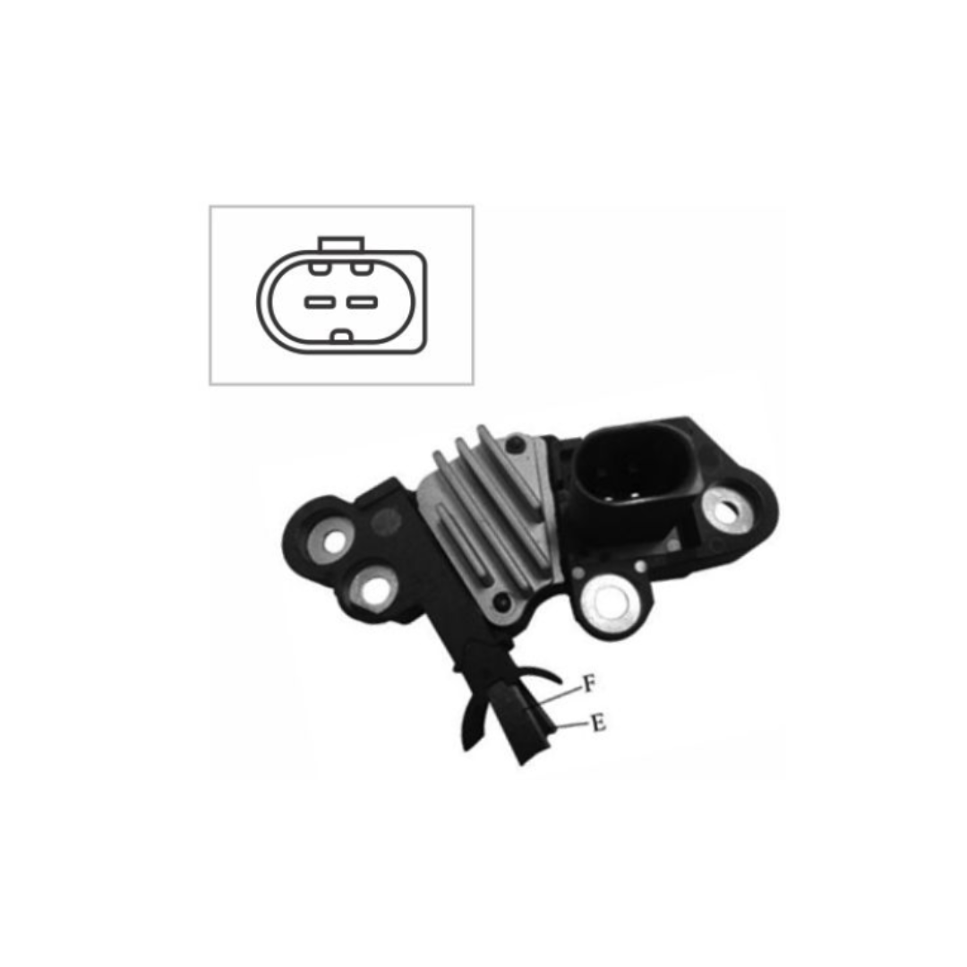 REGULADOR DE VOLTAJE TIPO BOSCH 12V 2P