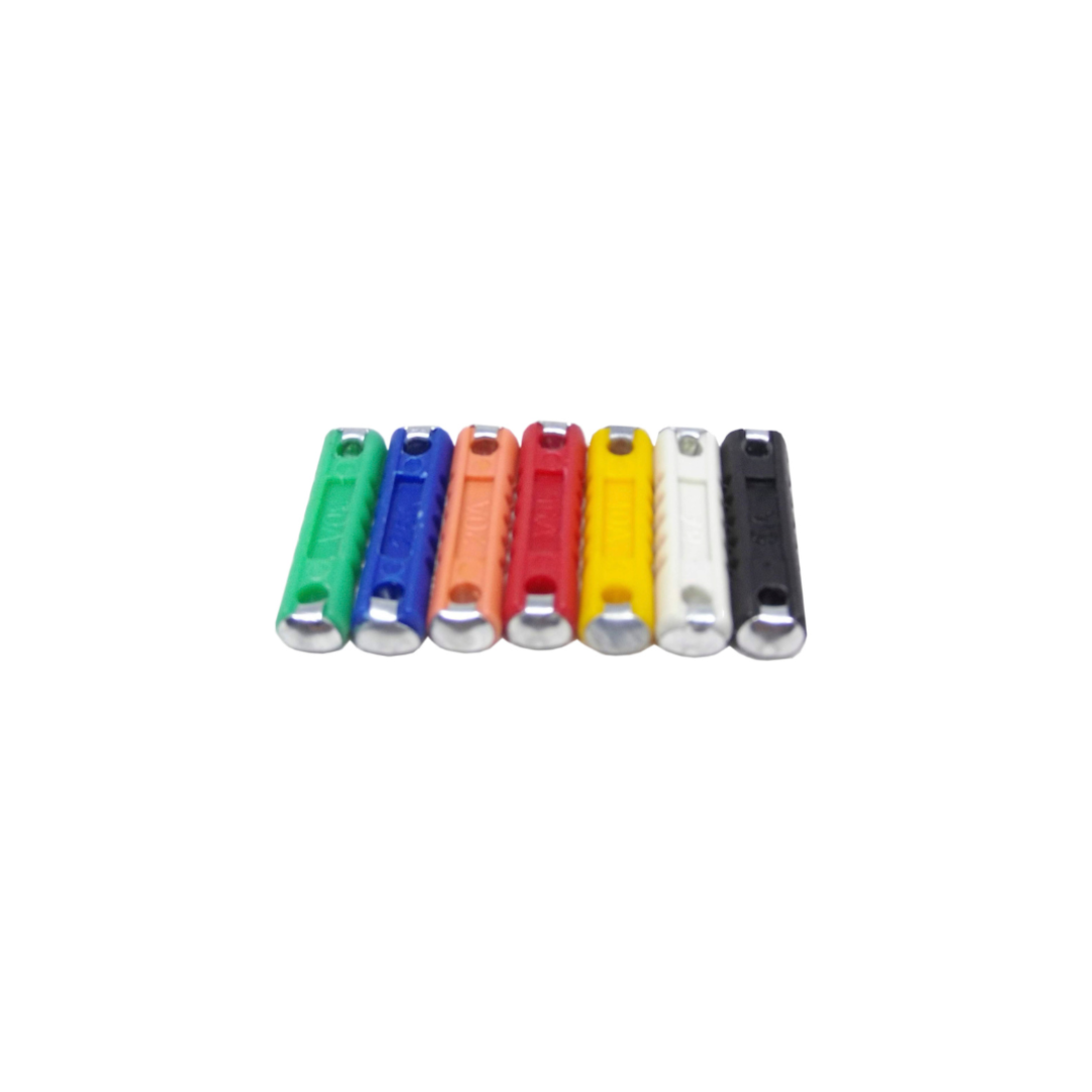 FUSIBLE CONICO EUROPEO 8 AMP./25MM. CAJA X 20 BLISTER DE 5 UNIDADES.(CAJA CERRADA)