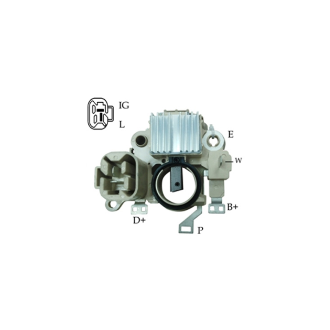 REGULADOR DE VOLTAJE TIPO MITSUBISHI 12V 2P