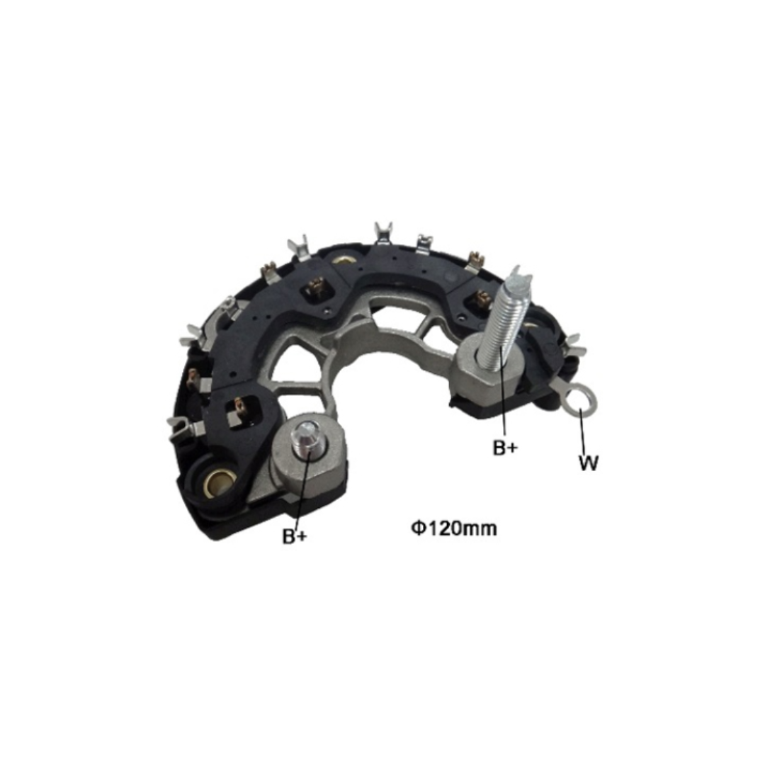 PLAQUETA RECTIFICADORA TIPO BOSCH 6D 50A