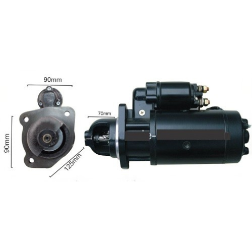 MOTOR DE ARRANQUE BOSCH CAMION FIAT IVECO MWM 9D 24V