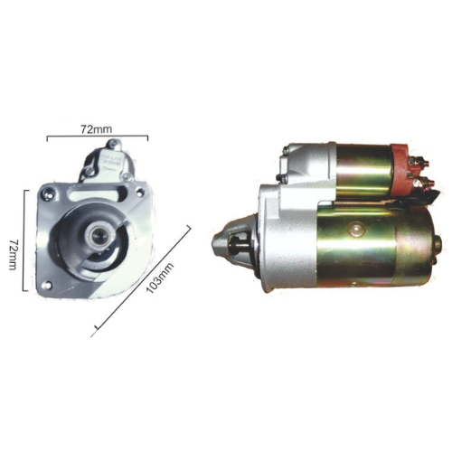 MOTOR DE ARRANQUE DUNA, UNO, MARELLI  (Reemplazo 10080