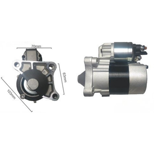 MOTOR DE ARRANQUE SANDERO, LOGAN (Reemplazo 10092)