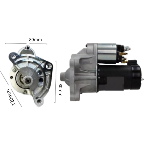 MOTOR DE ARRANQUE VALEO PEUGEOT 208 2008 CITROEN C3 9D 12V 10013 VALEO ECONOMICO  (Reemplazo 10013)