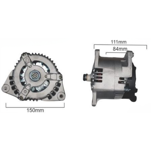 ALTERNADOR BOSCH 24V 80A CATERPILLAR VIAL FIAT VIAL