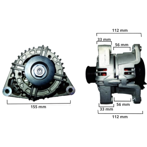 ALTERNADOR P206, P307 FULL NAFTA/DIESEL