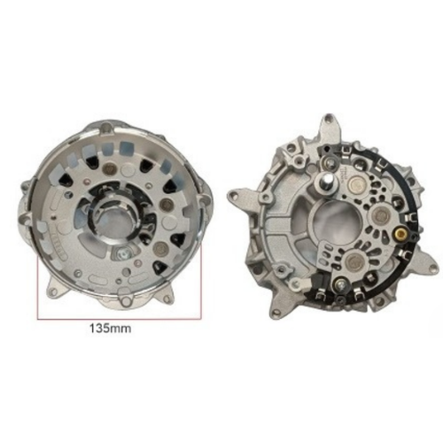 TAPA TRASERA C/ PLAQUETA PORTA DIODO P/ ALTERNADOR MB 24V 80A ELECTRONICO MOD. NUEVO